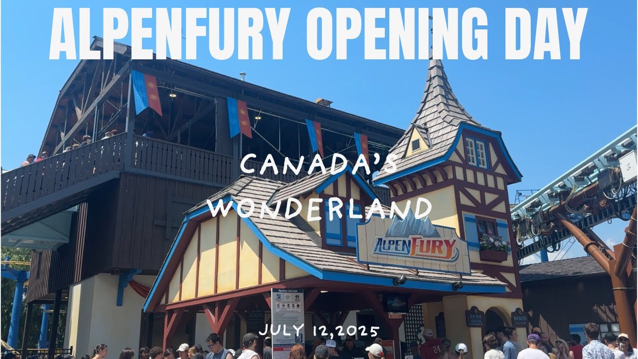 Alpenfury Grand Opening Day at Canada's Wonderland!