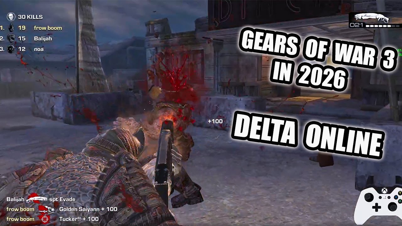 Gears of War 3 Delta (PC) | TryHard FFA - (Crazy Movement Kills)