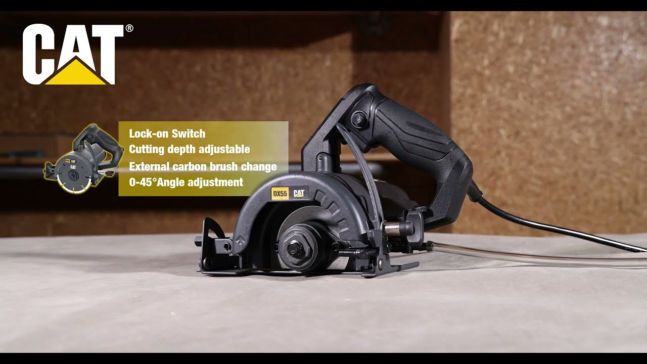 CAT&reg; DX55 1400W  Circular Marble Electric Saw | منشار كهربائي دائري للرخام كات DX55 &ndash; 1400 واط