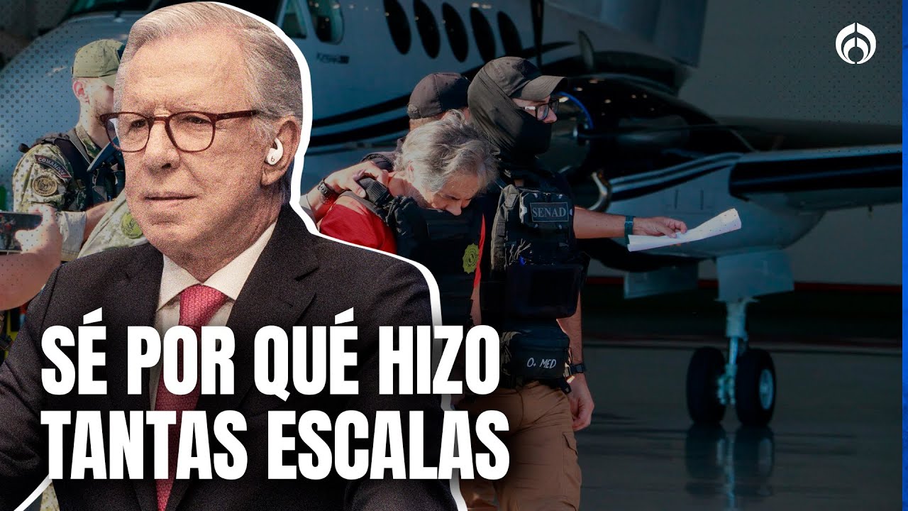 Joaqu&iacute;n analiza las paradas que hizo el avi&oacute;n donde viaj&oacute; Hern&aacute;n Berm&uacute;dez