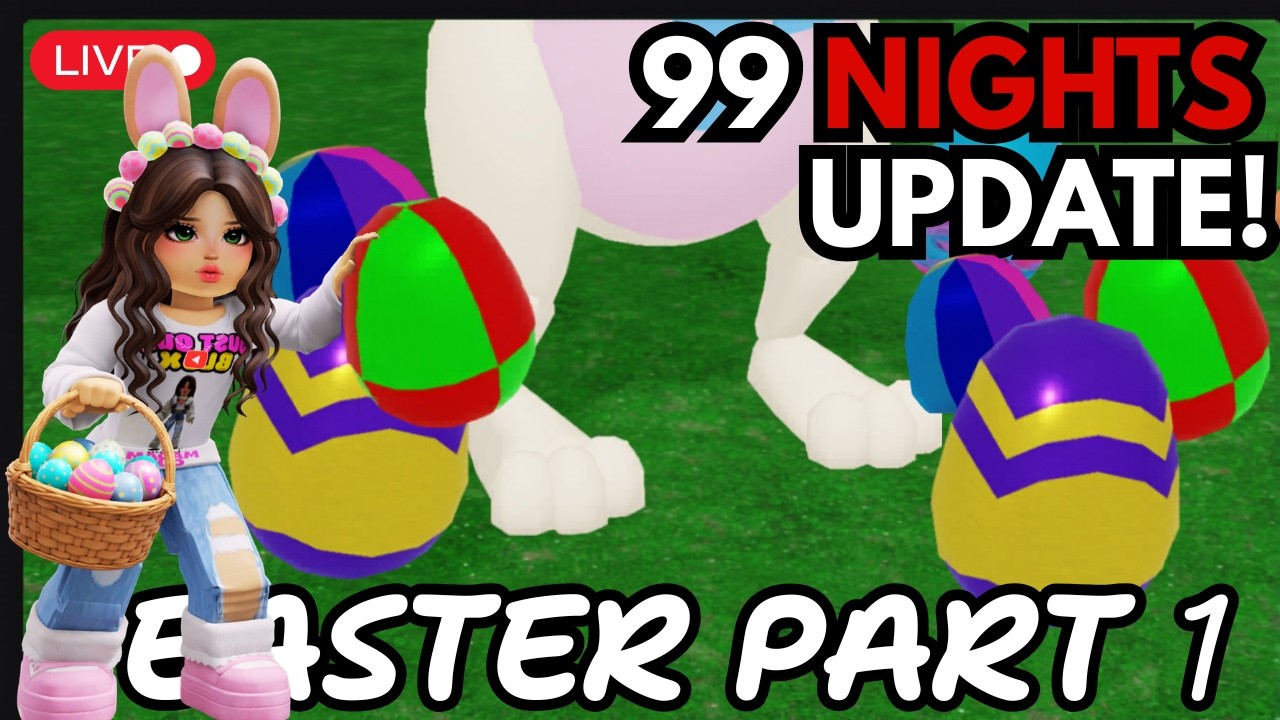 🔴99 Nights In The Forest LIVE | Easter Update! #roblox #live