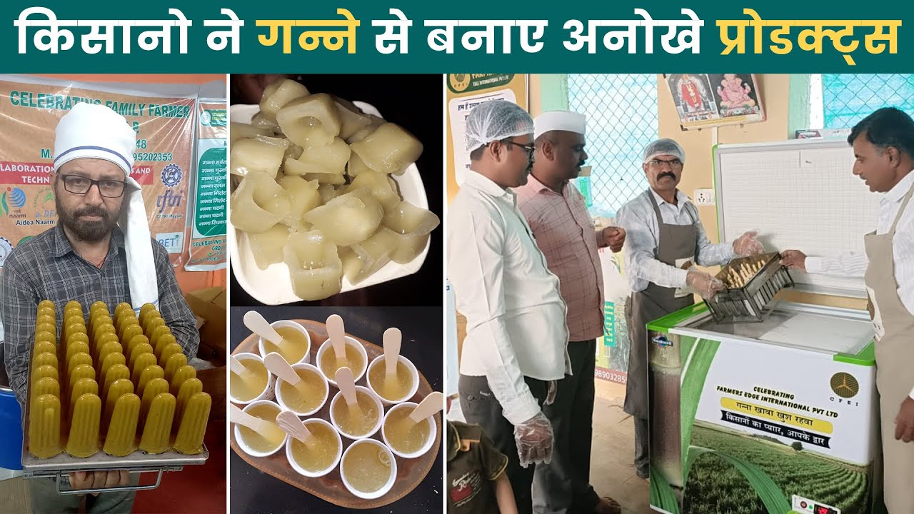 किसानो ने गन्ने से बनाए अनोखे प्रोडक्ट्स | Sugarcane products | Organic Sugarcane Farming