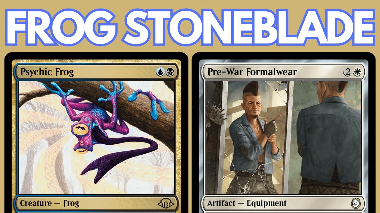 NUTS AND BOLTS! Legacy Esper Stoneblade Control with Pre-war Formalwear. MTG league with commentary.