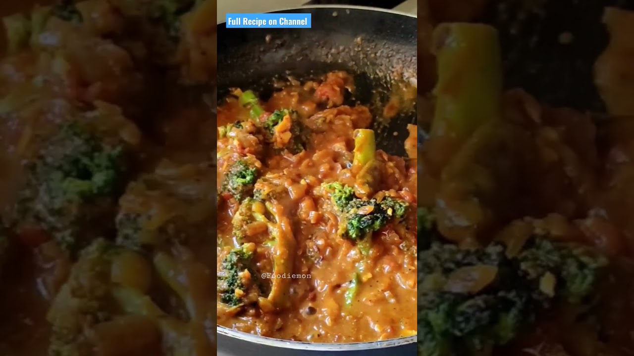 Broccoli Masala | #shortsfeed #shortsyoutube #shortsvideo #youtubeshorts #shortsviral #broccoli