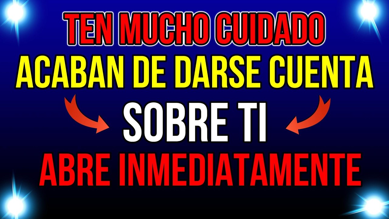 ¡ACABAN DE DARSE CUENTA SOBRE TI! TEN MUCHO CUIDADO , ABRE AHORA. | Mensaje de Dios hoy
