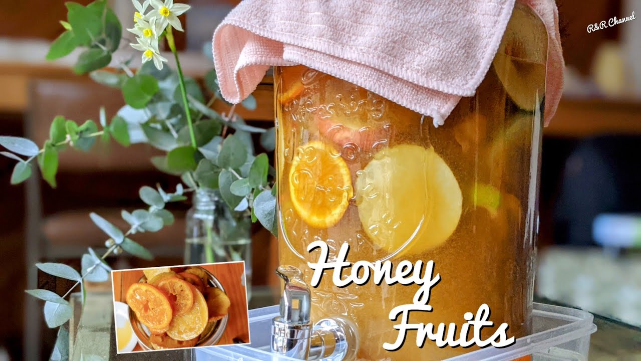 HOW WE PRESERVED FRUITS IN HONEY | HOW WE USED HONEY | 100% infused honey #honey #honeyfruitferment