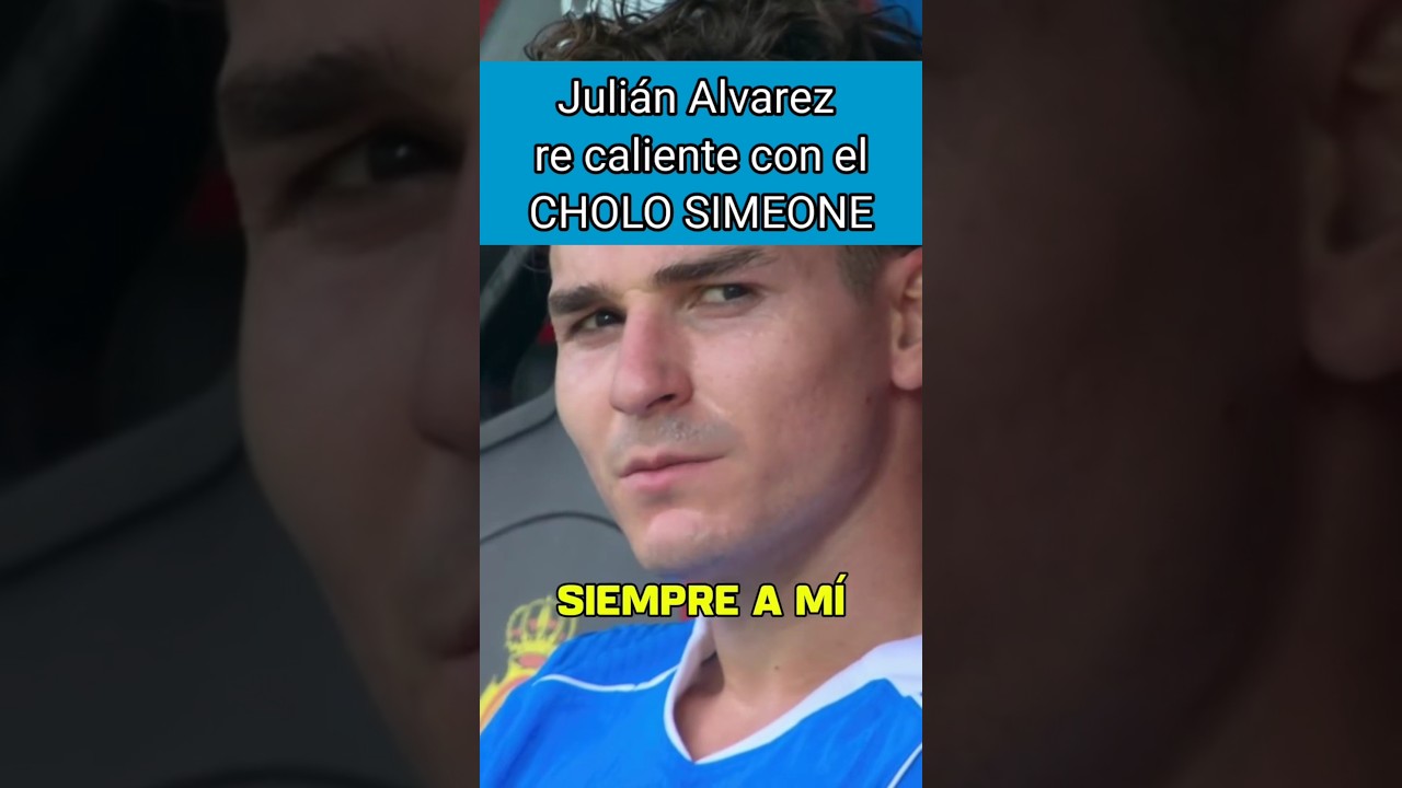 Juli&aacute;n Alvarez vs Cholo #futbol #juli&aacute;n&aacute;lvarez #planetafutbol #f&uacute;tbol #championsleague #futbolespa&ntilde;a