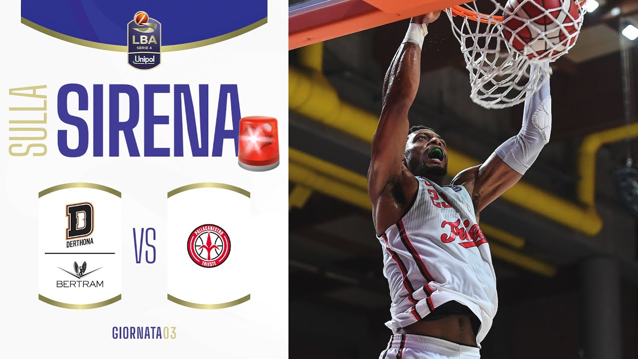 🚨 Sulla sirena: gli ultimi due minuti di Tortona 🆚 Trieste