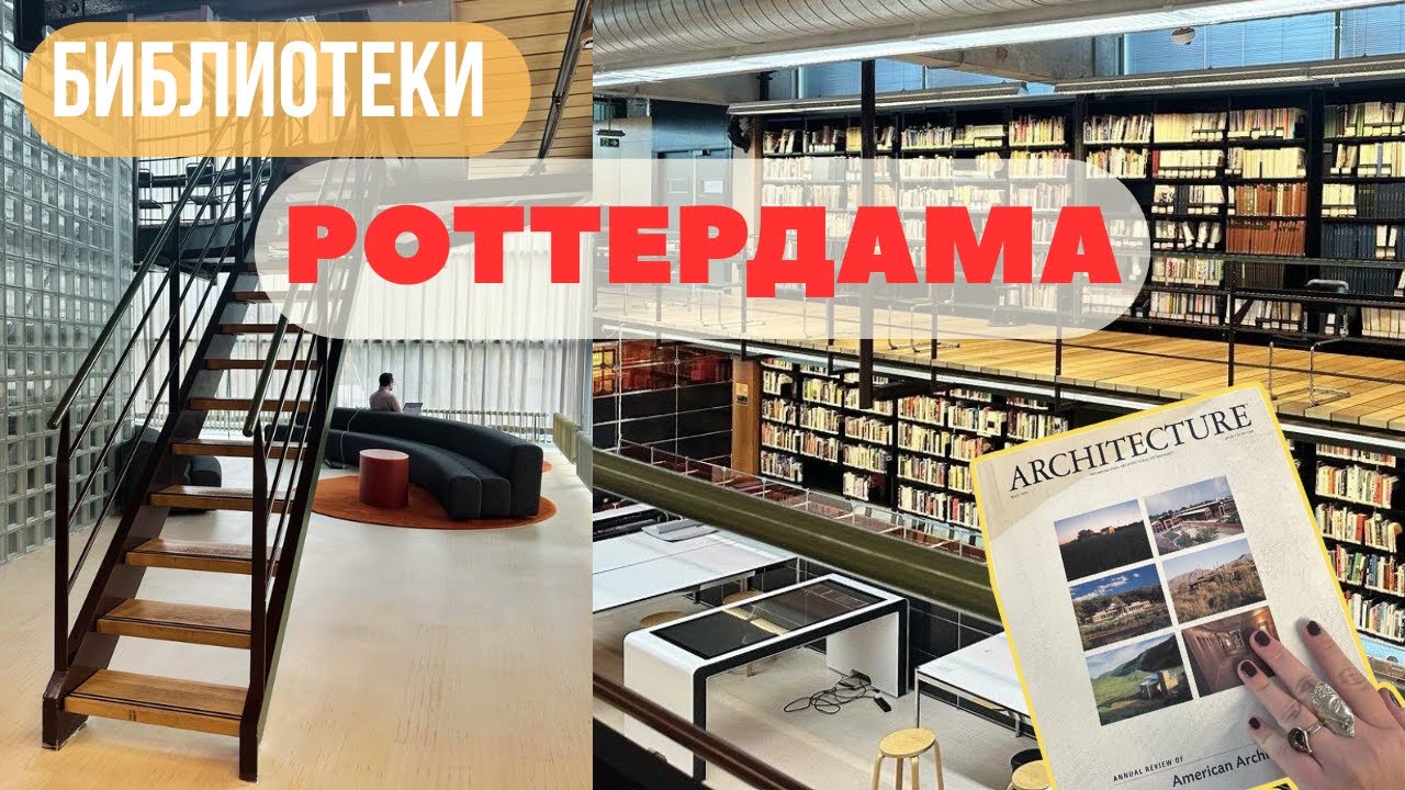 Музейная библиотека, которую редко кто видит📚 РОТТЕРДАМ 