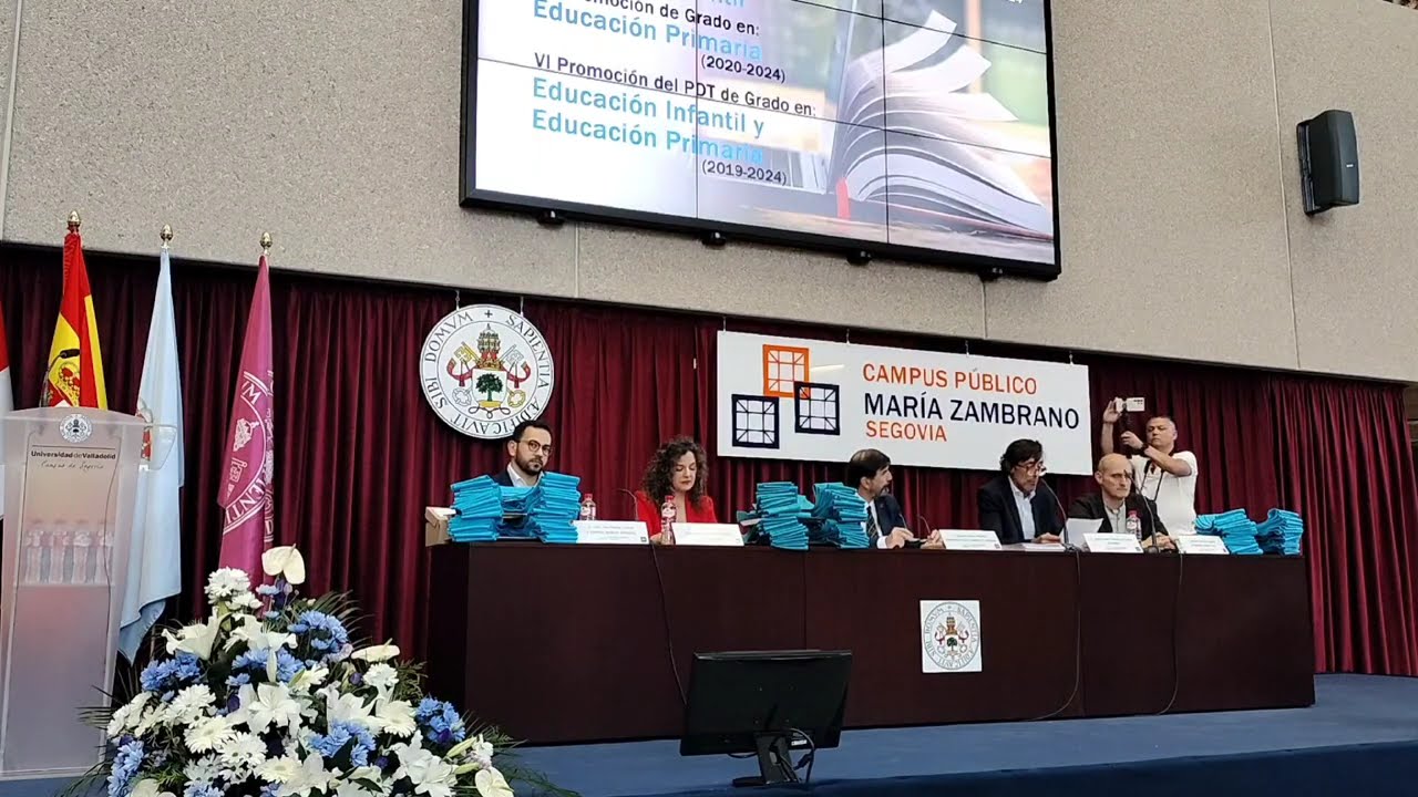UVa Segovia. Graduaciones Facultad de Educación 2024. C. María Zambrano 31/5/2024