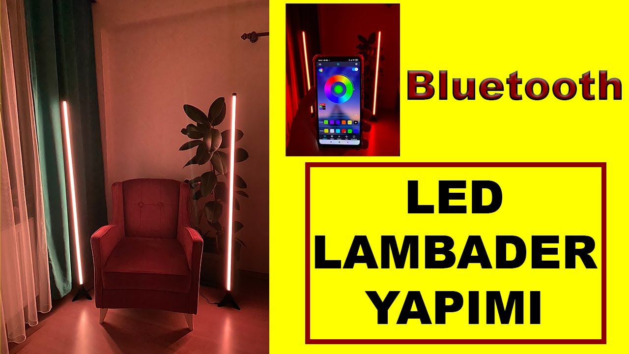 Led Lambader Yapımı - RGB Şerit Led Bluetooth Kontrol Modülü İnceleme