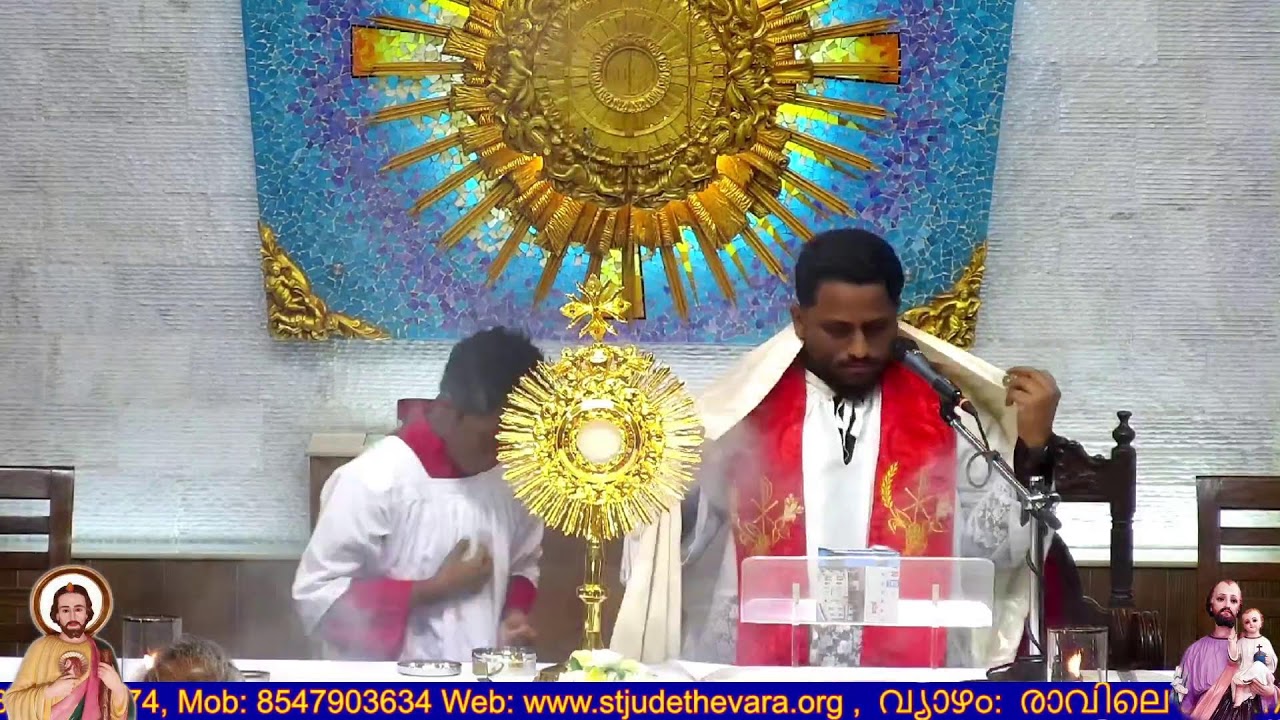12-02-2026  THURSDAY  05.30 PM  Holy Mass & Novena St Joseph & St JUDE Church Thevara