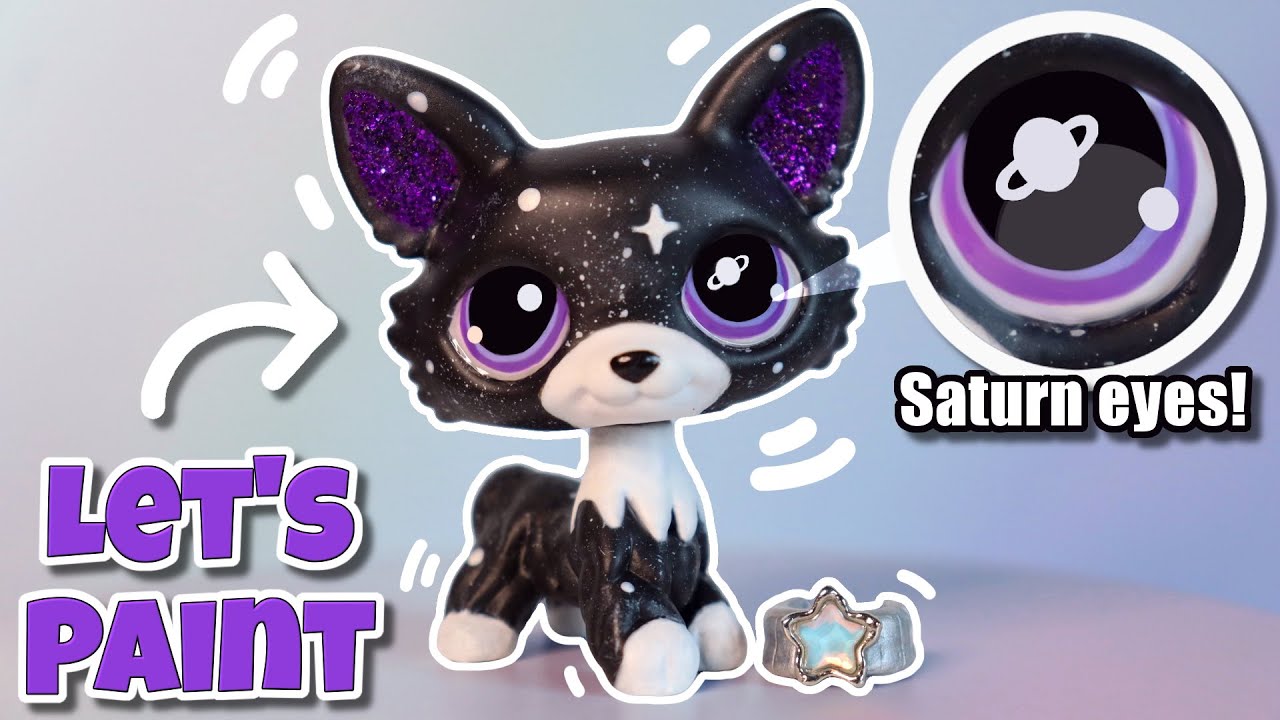 making my Boyfriend an LPS Mascot | Let's Paint Littlest Pet Shop