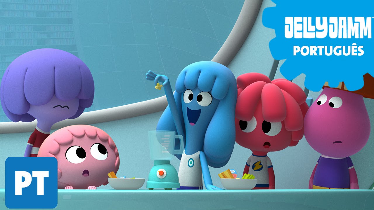 Jelly Jamm Português. EP 02 A festa da Mina. Desenhos animados em português completos