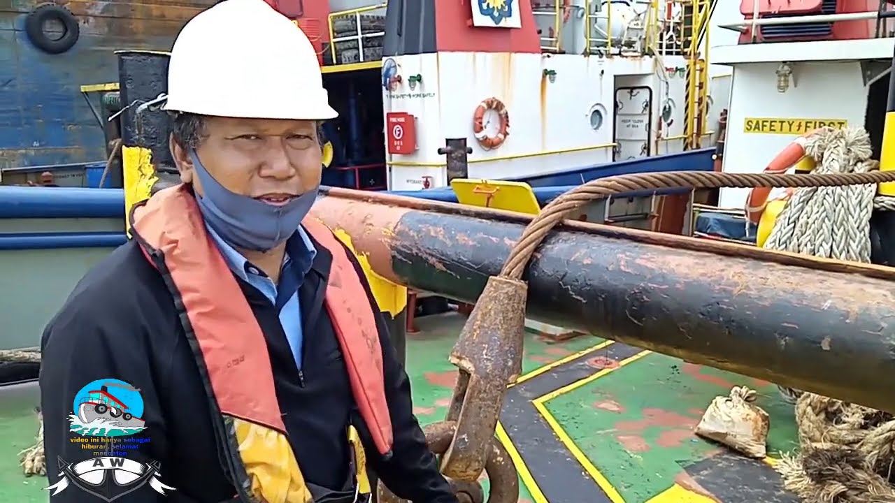 Proses pekerjaan membalik wire Rope di dalam Winch Towing line