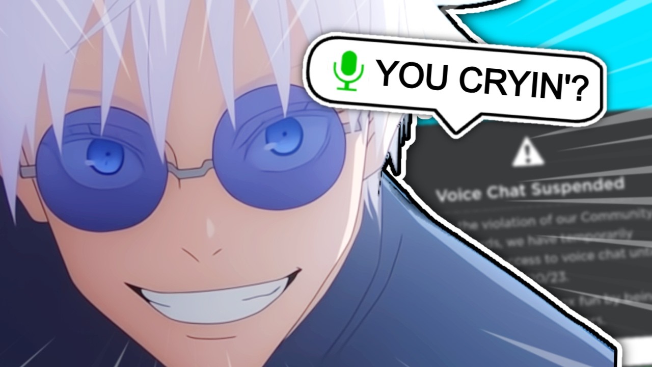 GOJO VOICE TROLLING IN ROBLOX (Jujutsu Shenanigans)