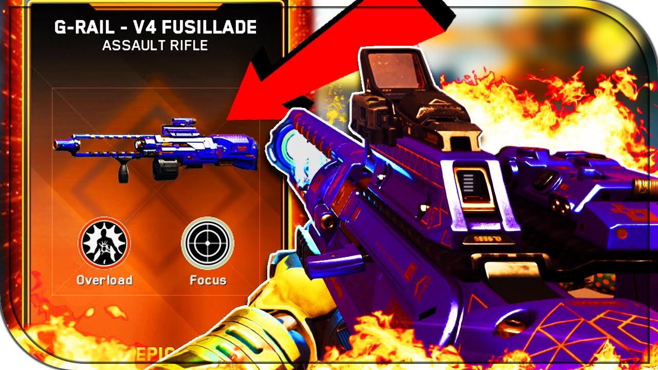 *NEW* EPIC "G-Rail V4 Fusillade" is OVERPOWERED! NEW EPIC DLC WEAPONS on Infinite Warfare!