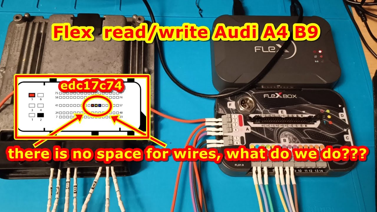 Flex read/write Audi A4 B9 edc17c74 .Magicmotorsport adapters worth every cent !! Let's work easy !!