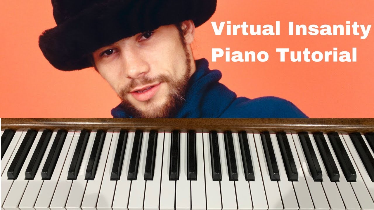 Virtual Insanity - Jamiroquai - Easy Piano Tutorial