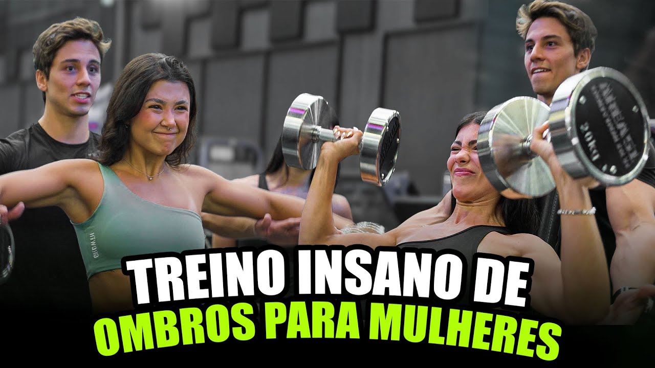 TREINO DE OMBRO PARA MULHERES