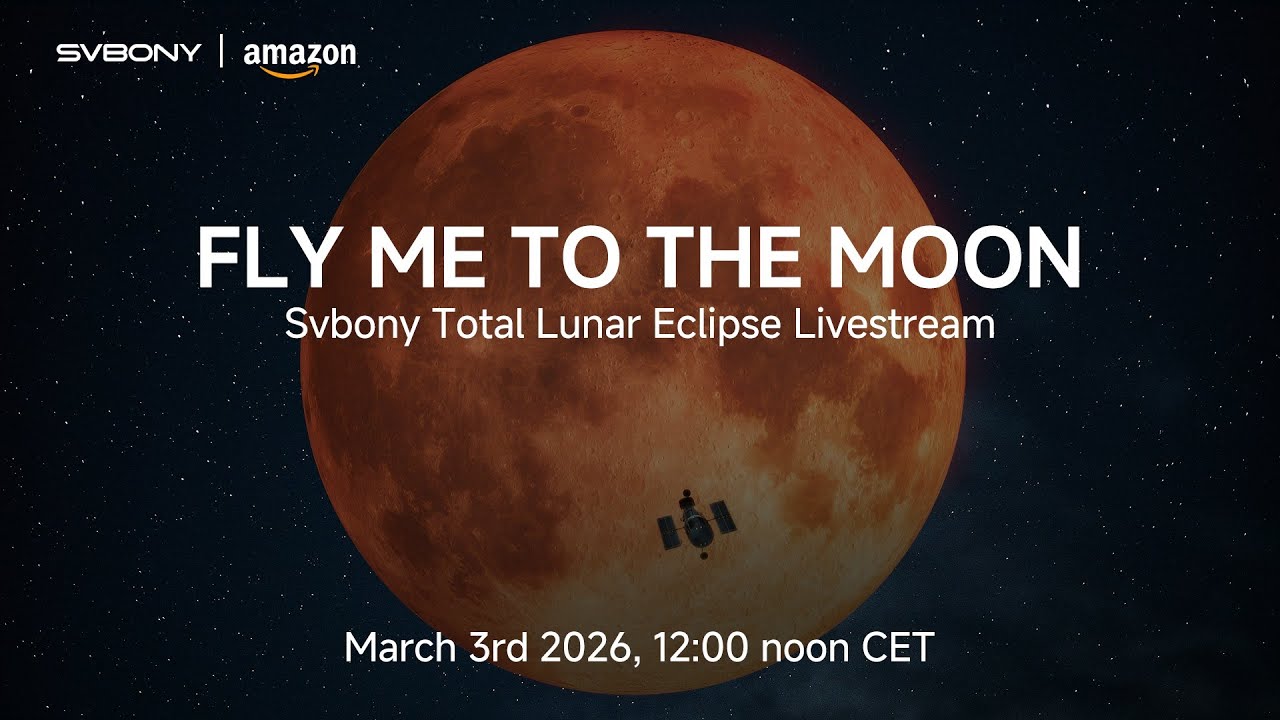 Fly Me To The Moon - Witness the Total Lunar Eclipse with Svbony