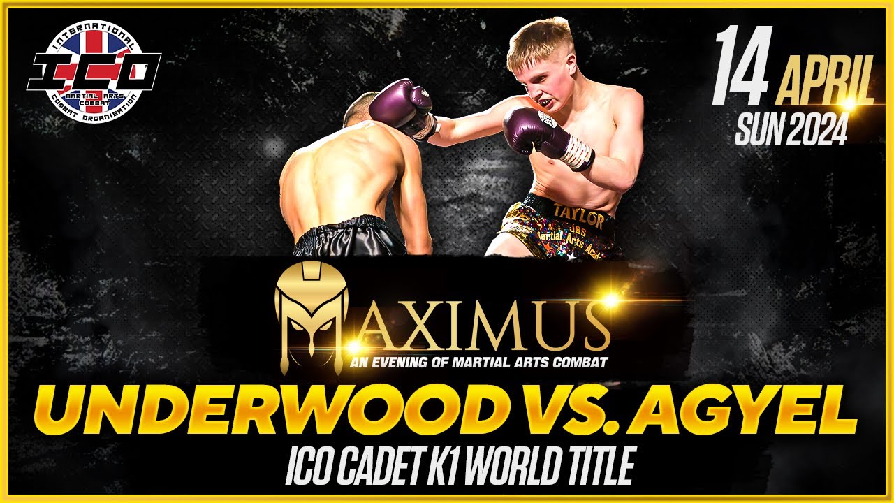 🏆 Maximus I | Taylor Underwood vs Emre Agyel | ICO Cadet K1 World Title (63.5kg)