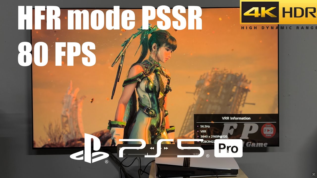 Stellar Blade PS5 Pro Gameplay With LG Oled TV 4K (HFR mode)