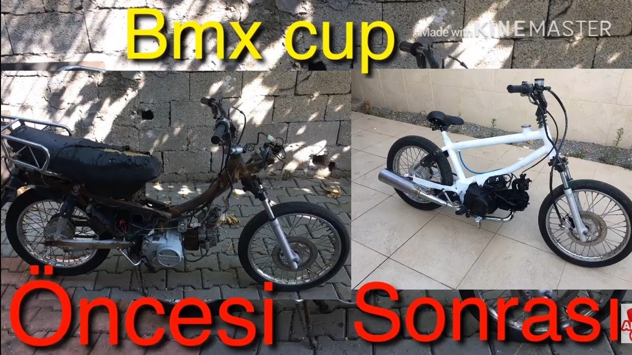 Bmx modifiye motor yapımı full Bmx cub build full part Bmx cup motor yapımı