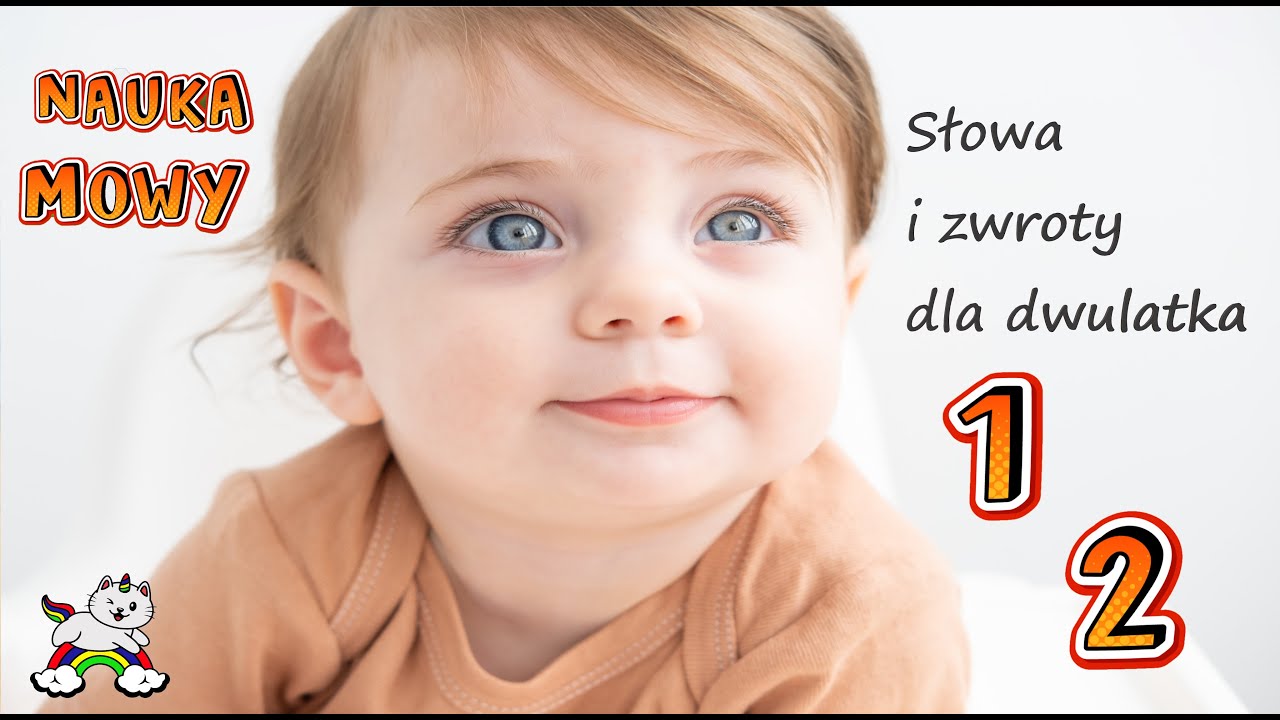 Nauka mowy dla dwulatka / słowa i zwroty dla dwulatka trzylatka cz.1 i 2 / nauka mowy dla dzieci