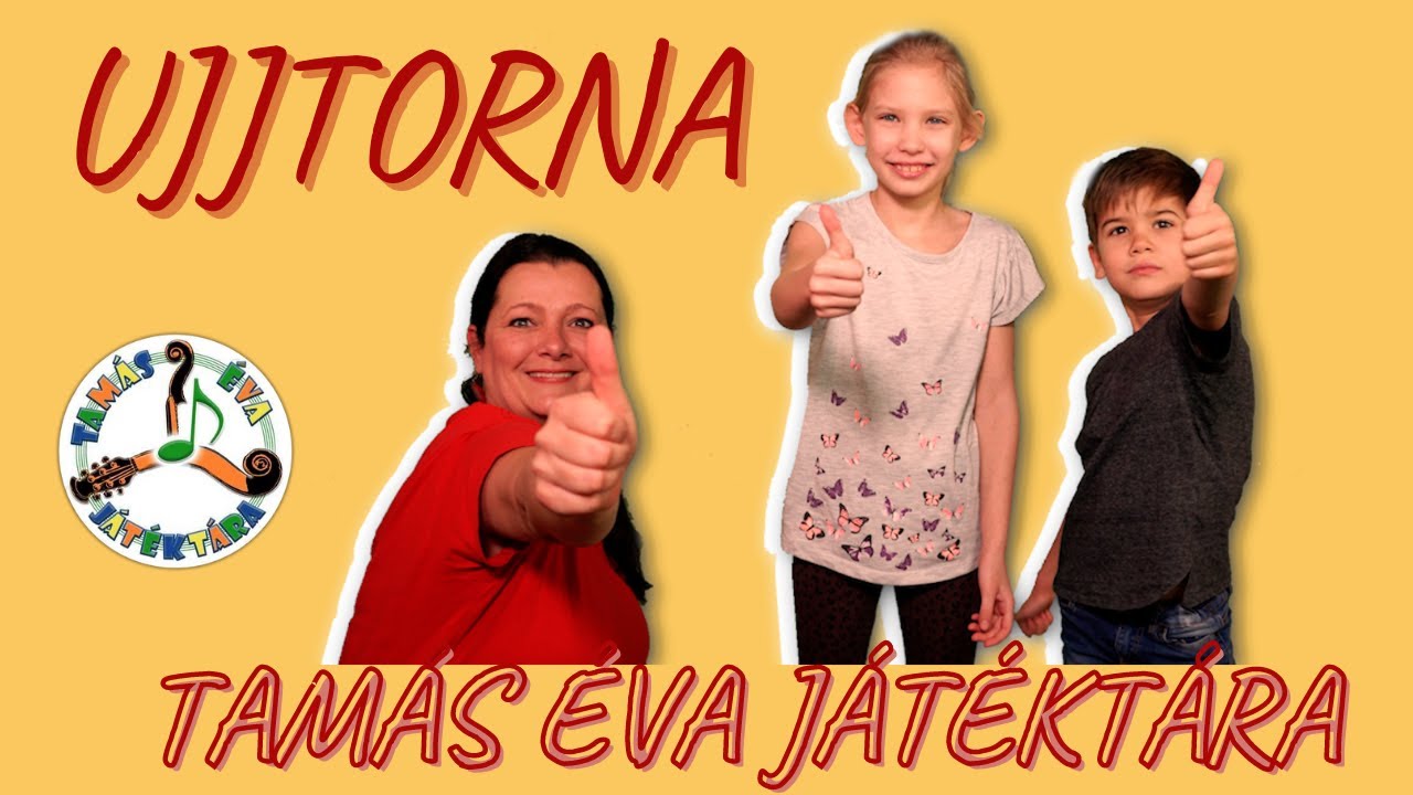 Tamás Éva Játéktára -gyerekzene, gyerekdal, gyerekkoncert: UJJTORNA (hivatalos videoklip)