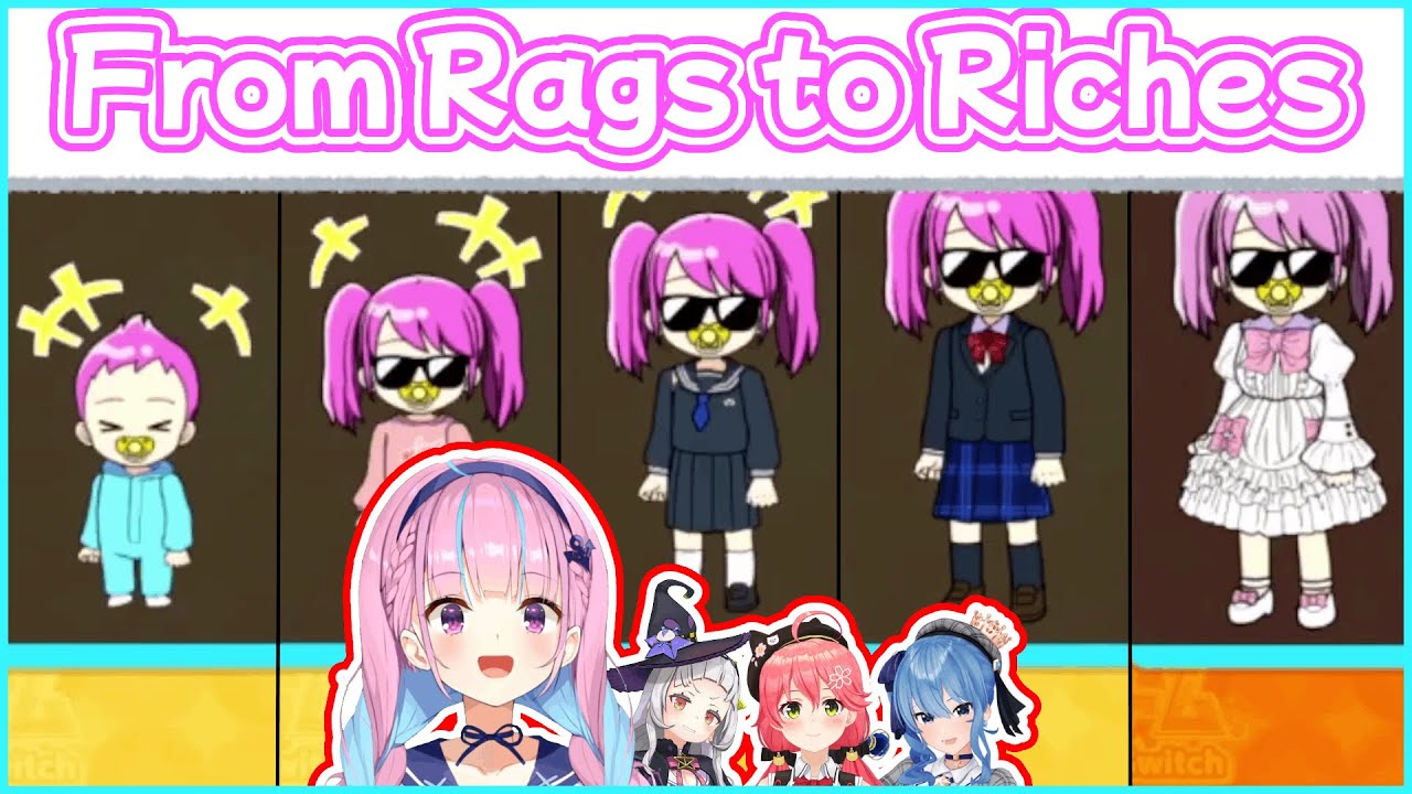 Aqua's Journey from Uncertainty to Stardom and Wealth【Hololive】