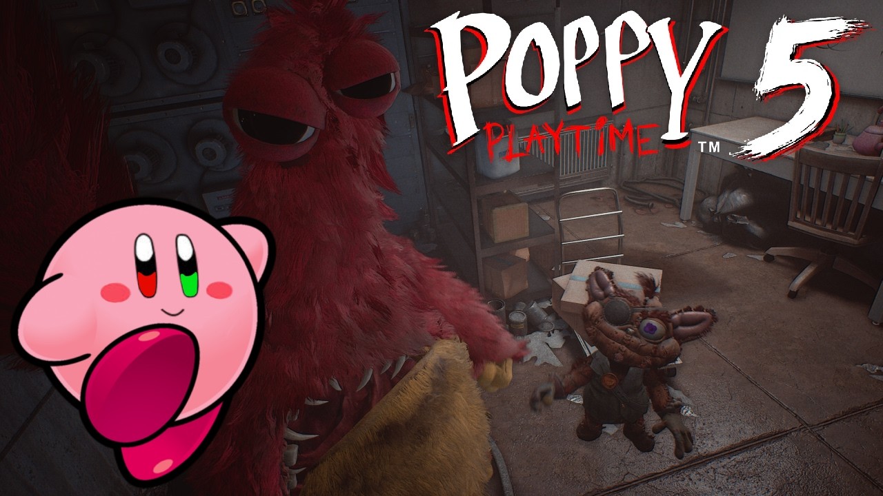 Kirby Plays Poppy Playtime Chapter 5 HELLO CHUM CHOMPKINS!