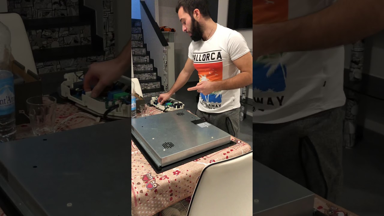 Riparazione temporanea piano cottura a induzione della Bosch