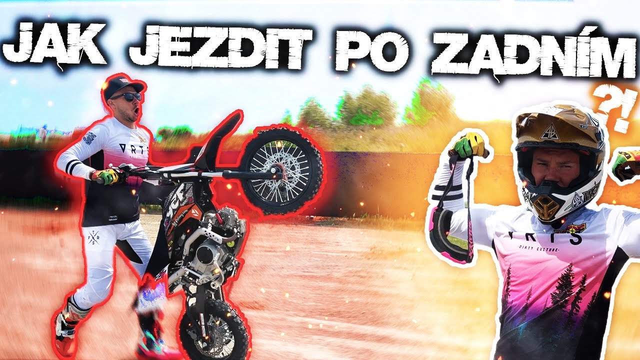 JAK JEZDIT PO ZADN&Iacute;M?!💯 [ ZP&Aacute;TKY NA YOUTUBE ]🐱&zwj;🏍