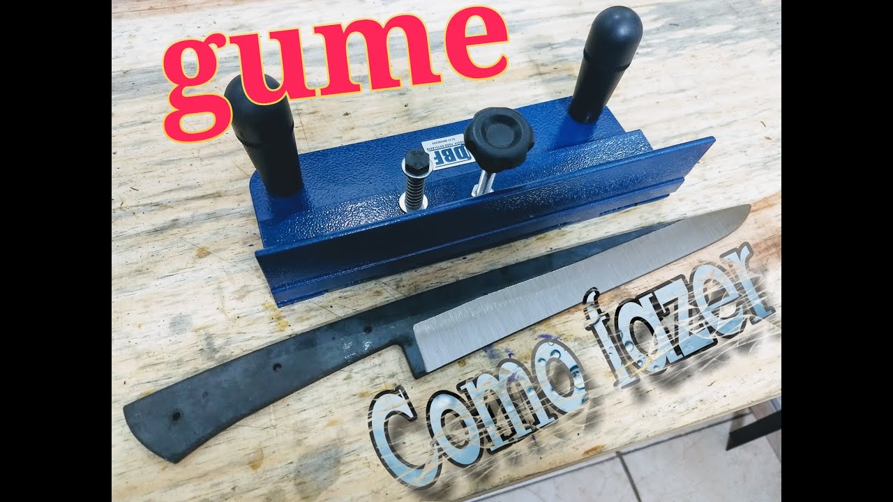 COMO DESBASTAR O GUME: Jig para desbaste