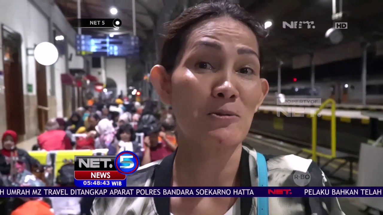 Arus Balik Liburan Padati Stasiun Tugu Yogyakarta - NET 5