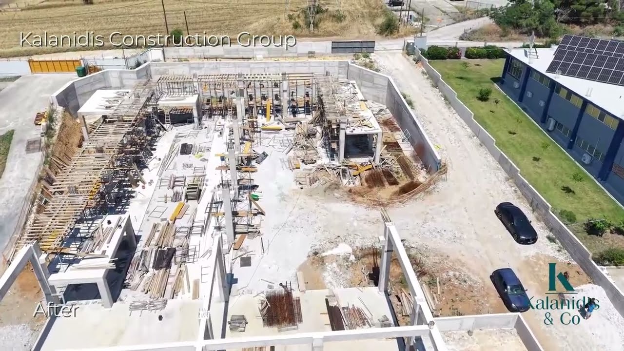Construction Progress | Industrial Paint Factory Expansion by Kalanidis Construction