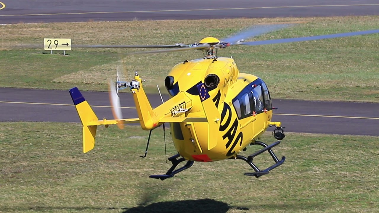 EC145 D-HLRG Testflight after maintenance
