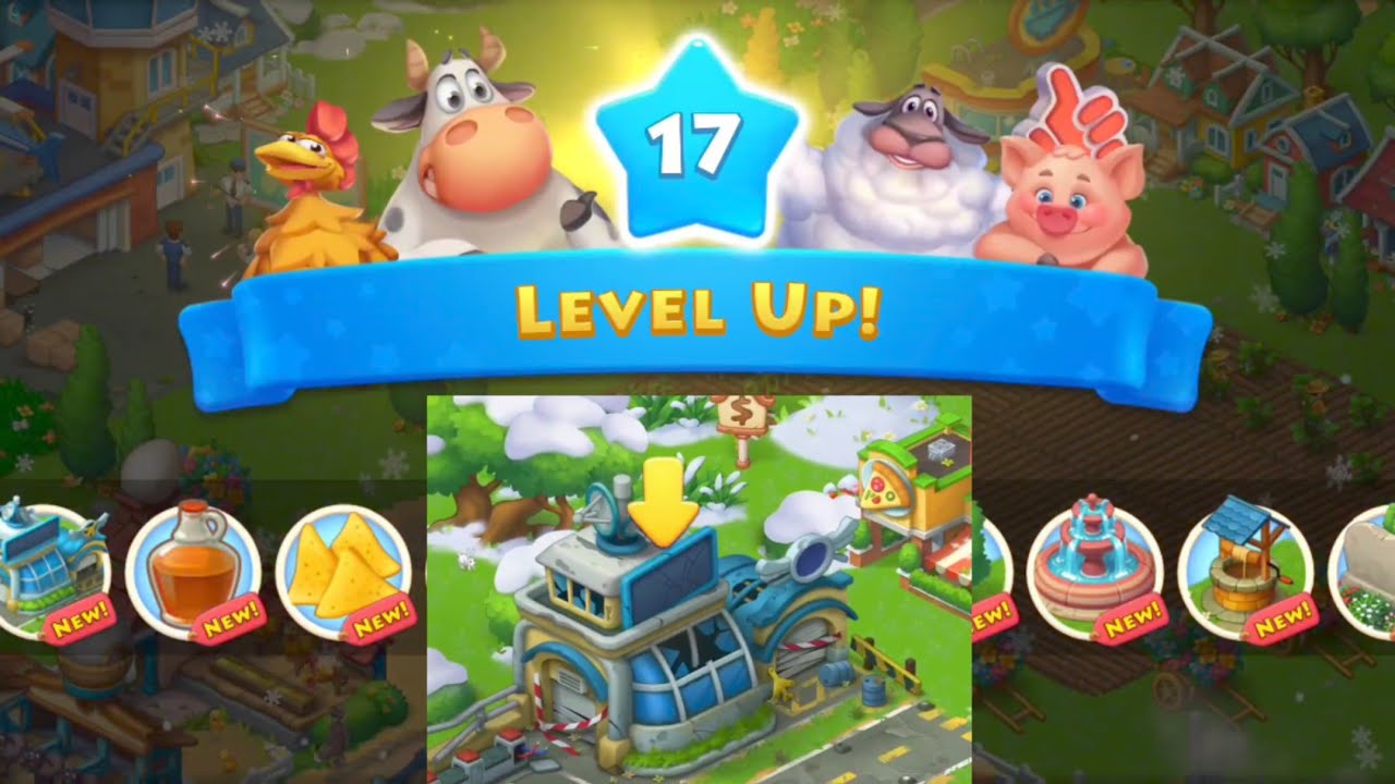 township level 17 gameplay airport unlock