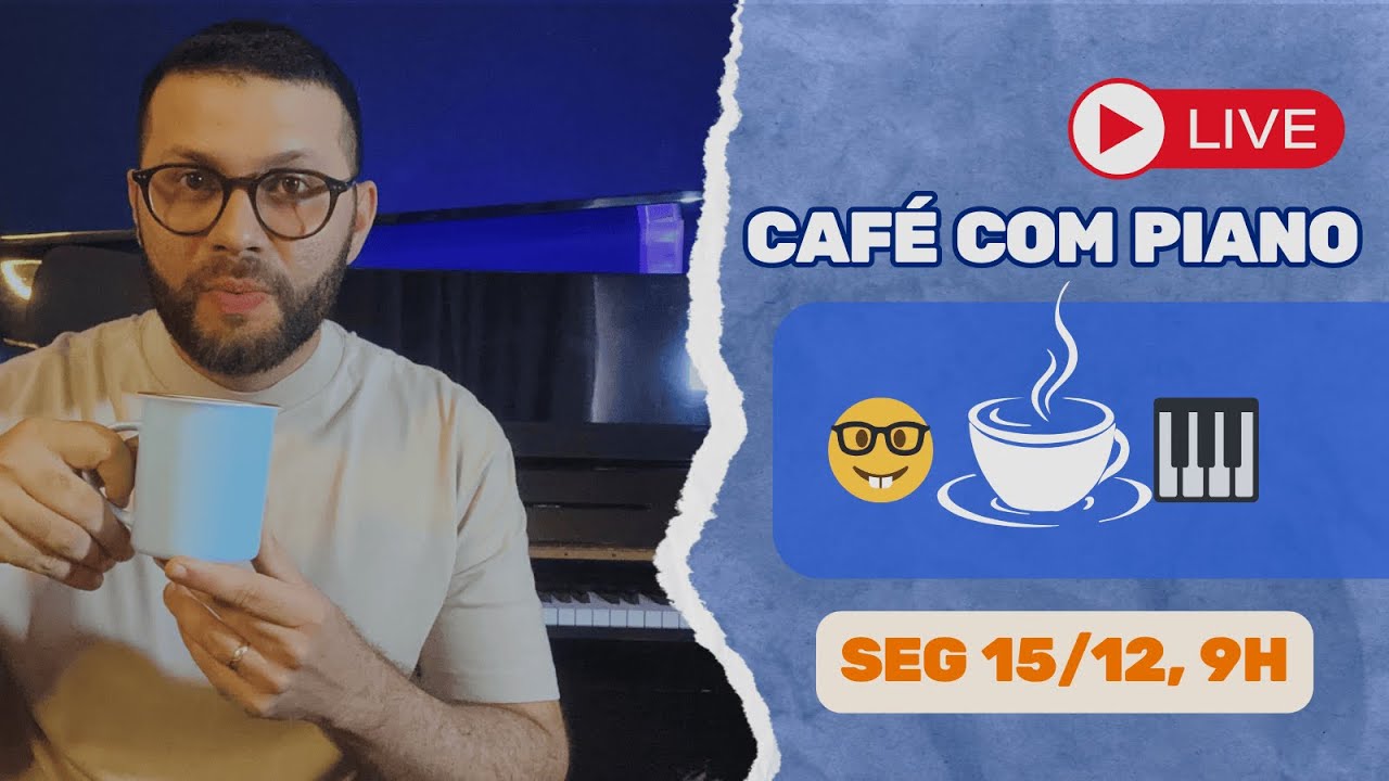 🔴 LIVE 16H - QUA (09.02): CAFÉ COM PIANO COM TARCÍSIO COSTA | FNT #tecladistas #pianistas