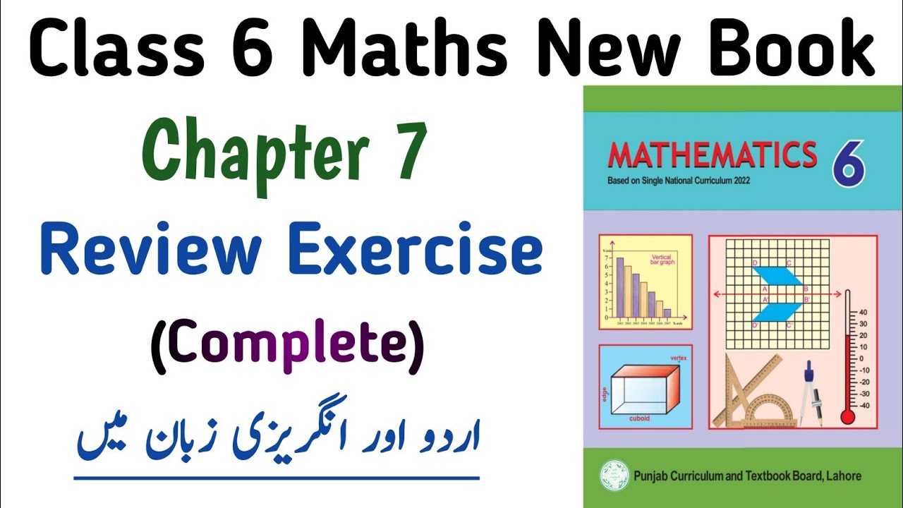 Unit 7 Review Exercise 7 Class 6 New Book PTB | Chapter 7 Rev Ex 7 Class 6th Maths | Learning Zone