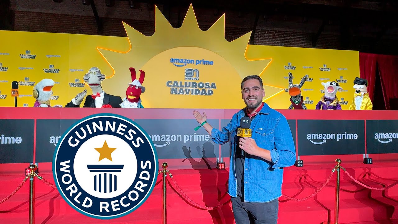 🍿 ASÍ FUE la ALFOMBRA ROJA de 31 MINUTOS que GANÓ un RECORD GUINNESS 🎬