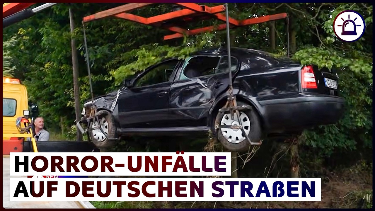 Totalschaden! Dramatische Einsätze auf Deutschlands Landstraßen
