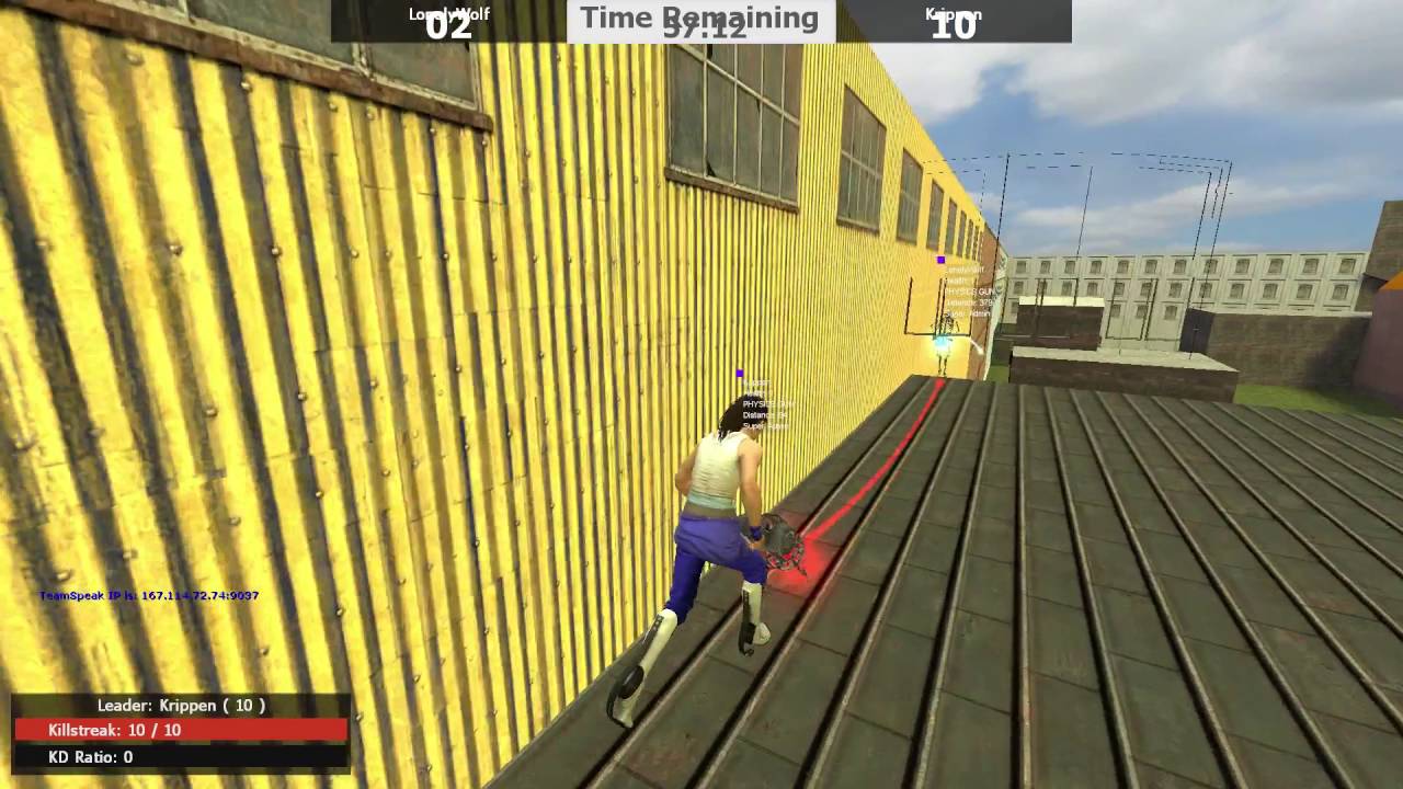 Propkill 1v1 Lonelywolf vs Krippen
