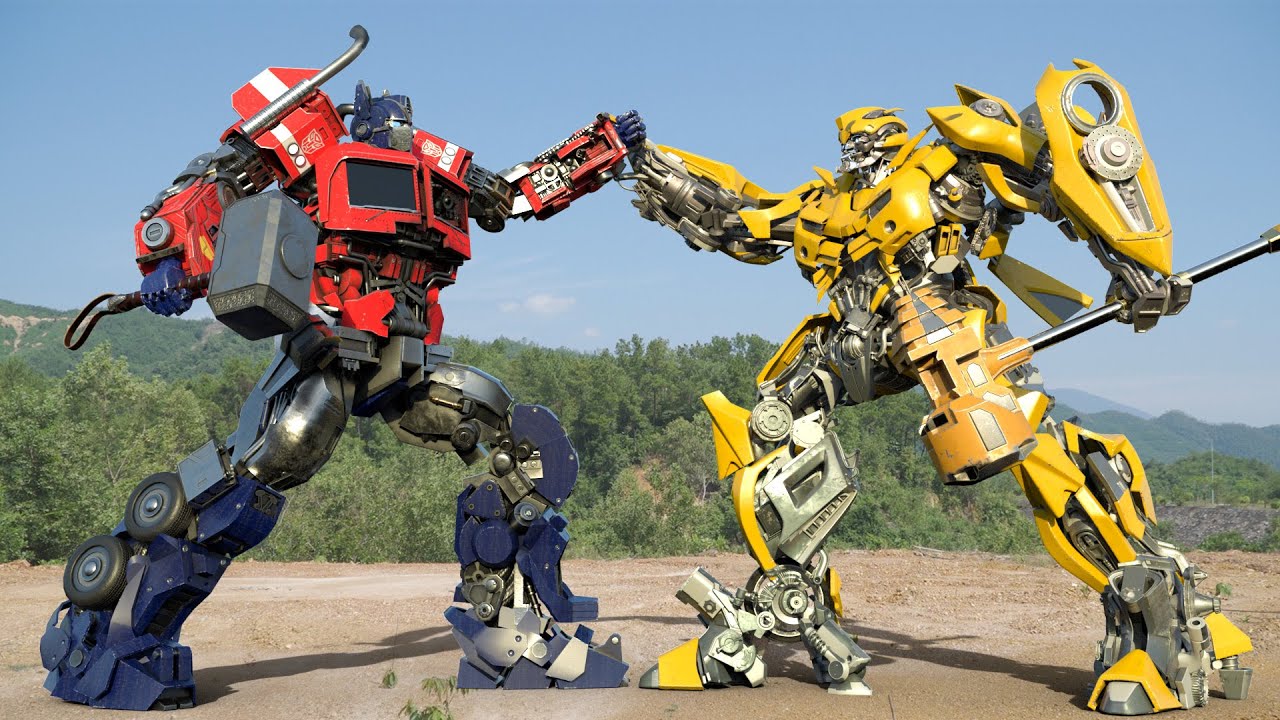 Transformers One - Optimus Prime vs Bumblebee Fight Scene | Paramount Pictures [HD]