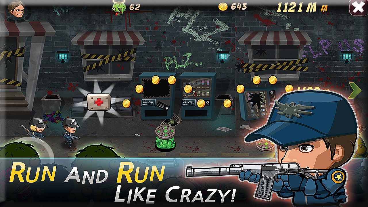 SWAT and Zombies Runner - Android Gameplay [Full HD]