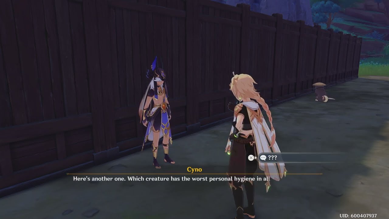 Cyno's jokes are so bad It's funny