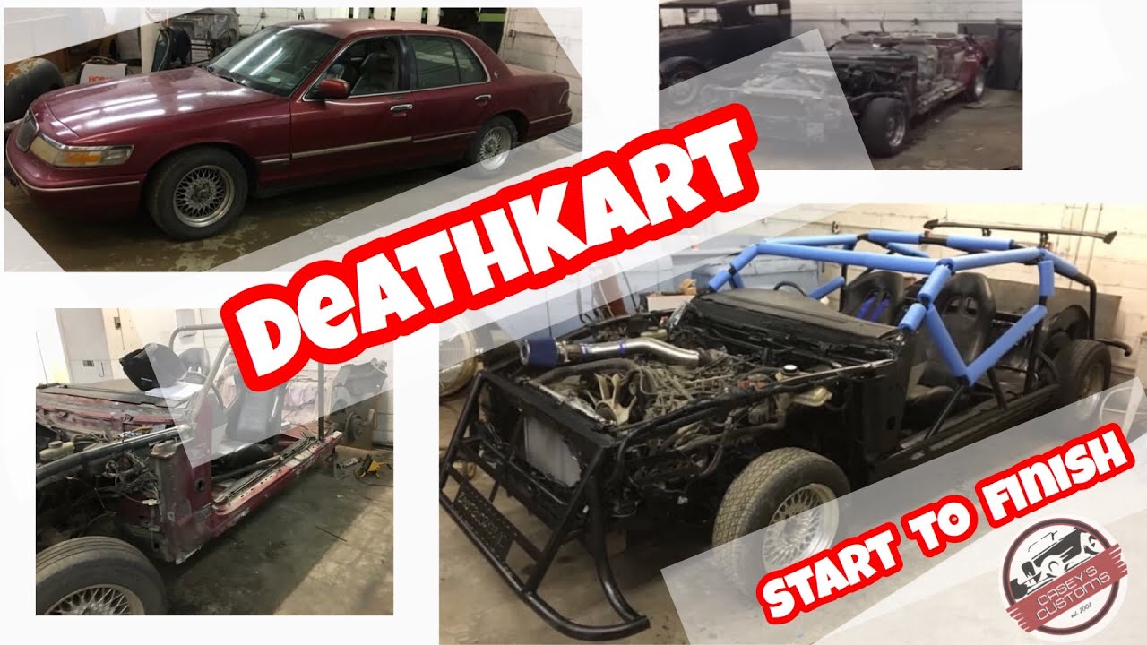 Building a DeathKart from START to FINISH! Custom Drift Cart from chopped COP CAR! WATCH THE REBUILD