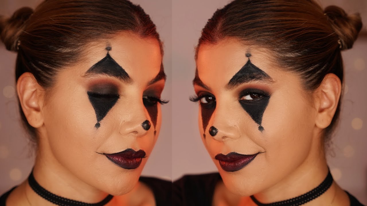 Easy Last Minute Clown Halloween Makeup Tutorial