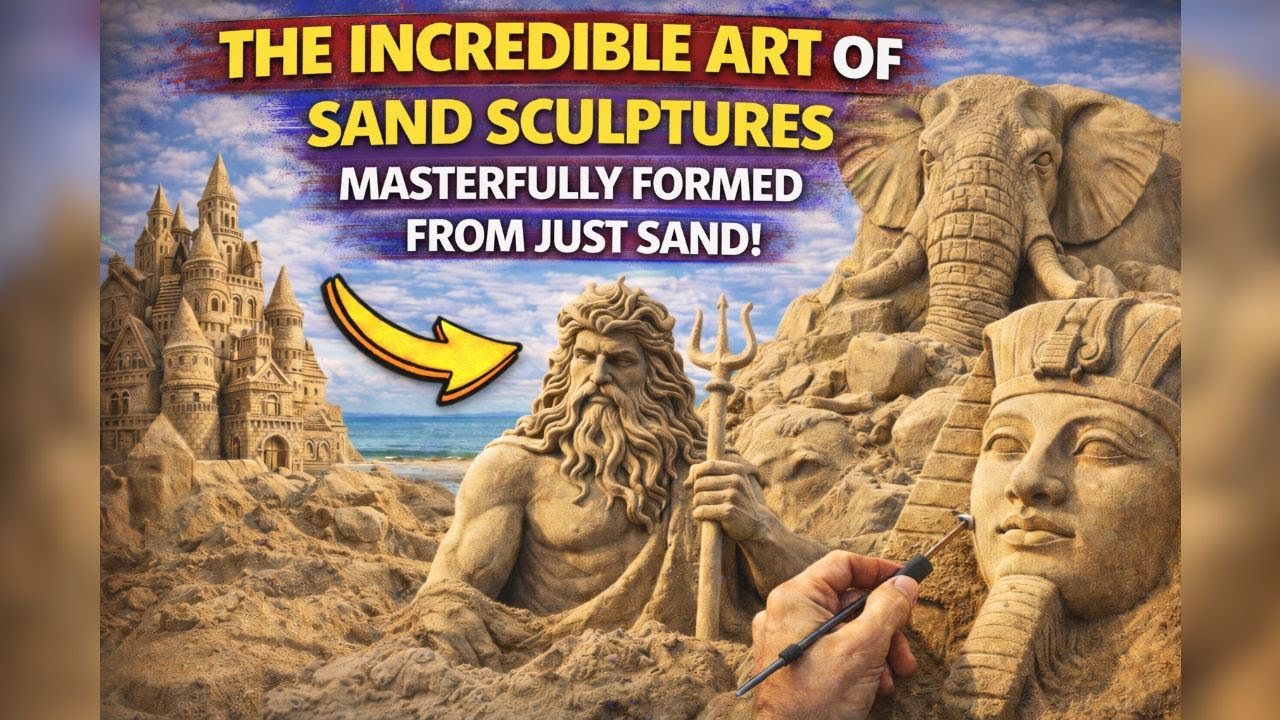 Sand Sculptures | Temporary Art Shaped by Skill, Gravity & Time